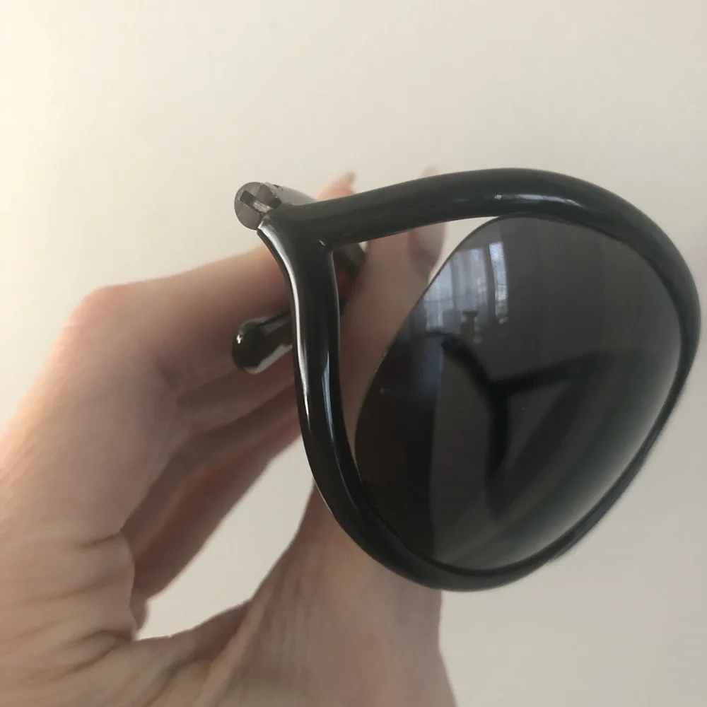 Tom Ford Women's Black Oversized Wrap Jennifer Sunglasses 🕶️